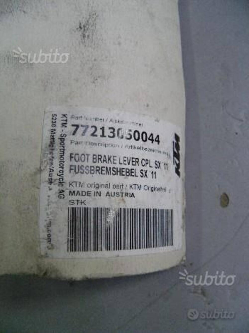 PEDALE FRENO ORIGINALE TUTTI I MODELLI HUSQVARNA. (2)