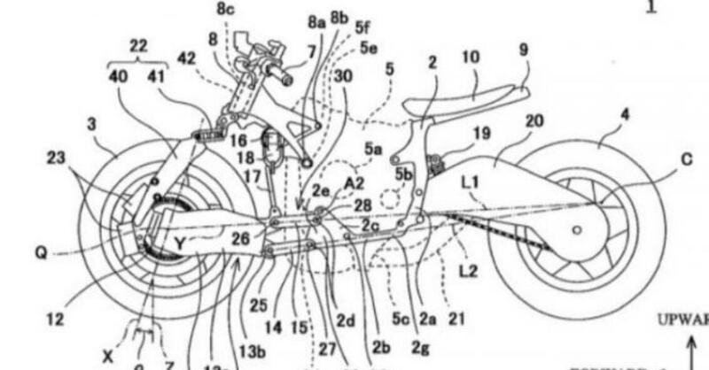 Kawasaki brevetta il mozzo sterzante. Diverso da quello di Bimota