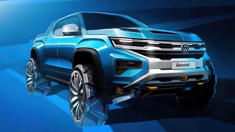 Volkswagen Amarok, ecco il teaser della seconda generazione