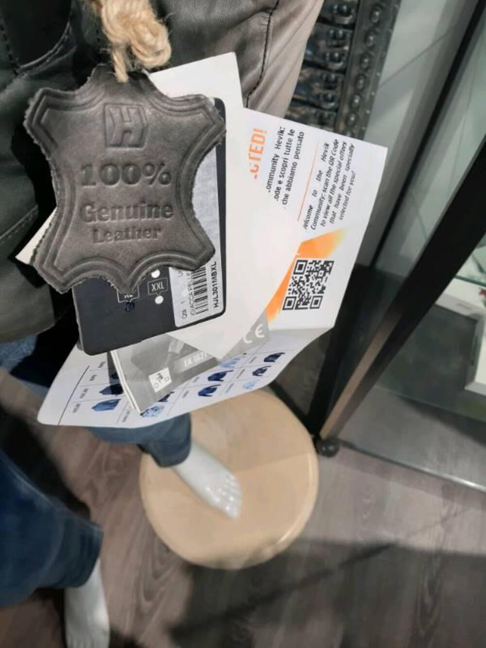 Gicca da moto in pelle Hevik Garage (4)