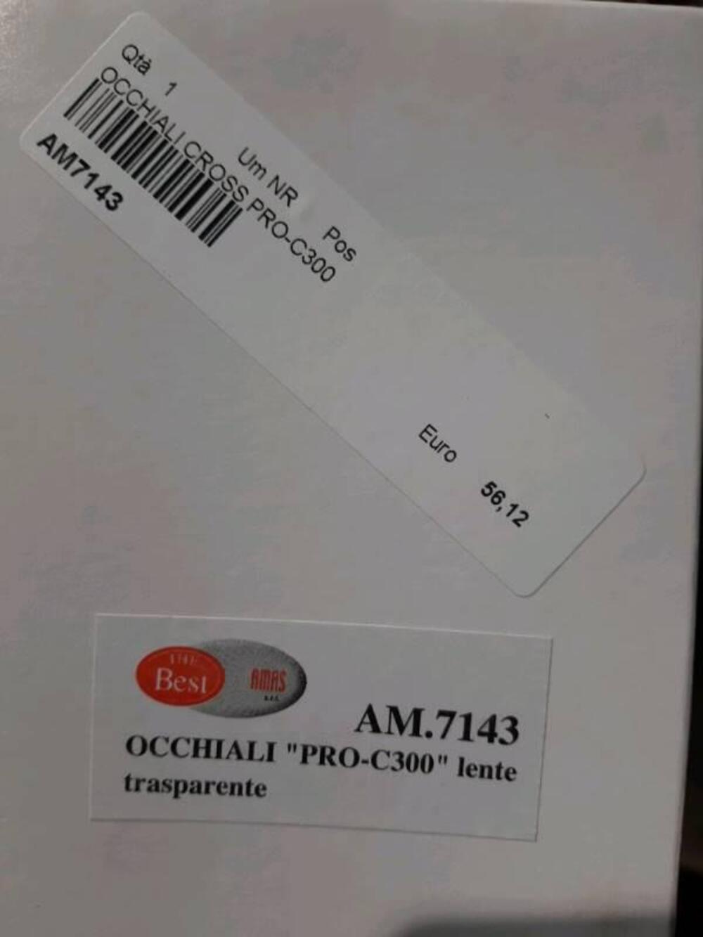 Occhiali da moto cross motard Pro C300 The Best Amas