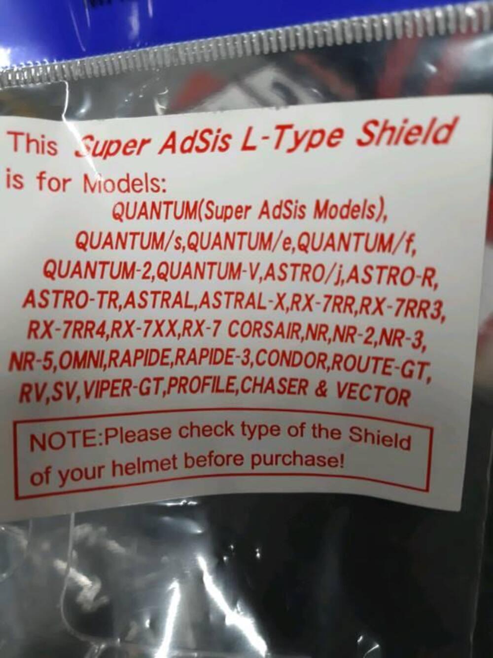 Visiera trasparente Arai standard S.AD.SIS (4)