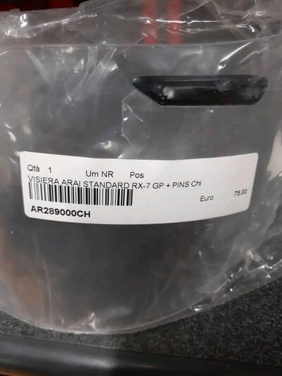 Visiera Arai standard RX 7 GP trasparente