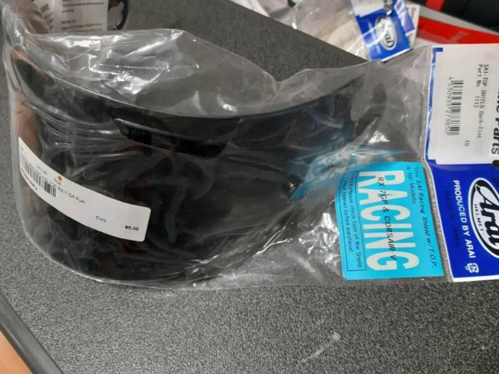 Visiera Arai Racing Top RX-7 GP Dark