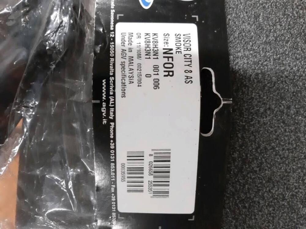 Visiera AGV City 8 AS Smoke