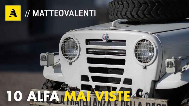 10 ALFA Romeo che non avete MAI visto [Video]