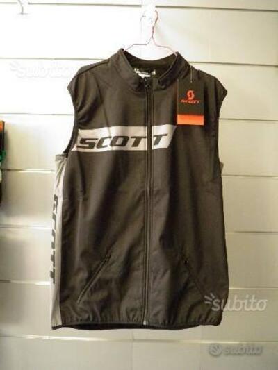 GIACCA SCOTT SENZA MANICHE MOD. VEST ENDURO NERA.