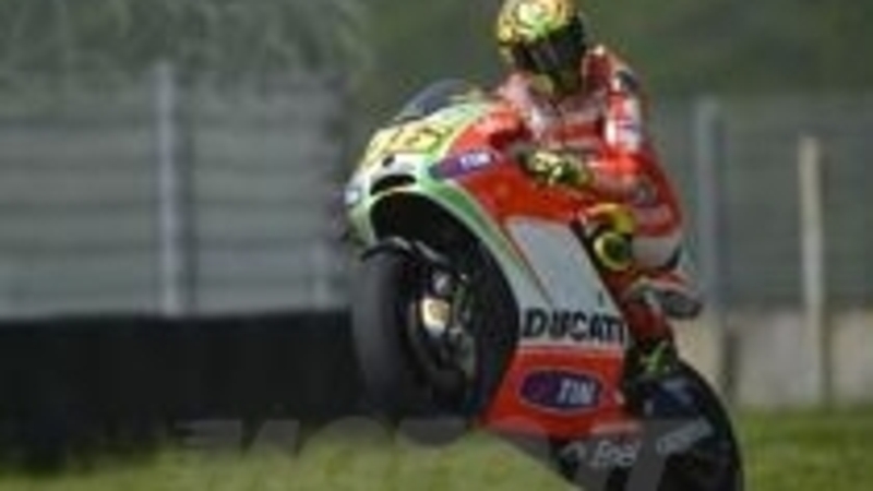 Ducati al Mugello. Valentino Rossi: &quot;Test positivo&quot;. Il commento di Preziosi 