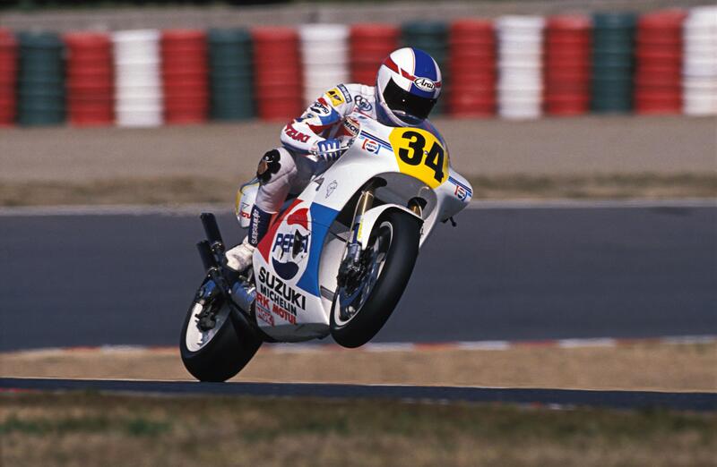 1989 - Kevin Shwantz con la RGV500