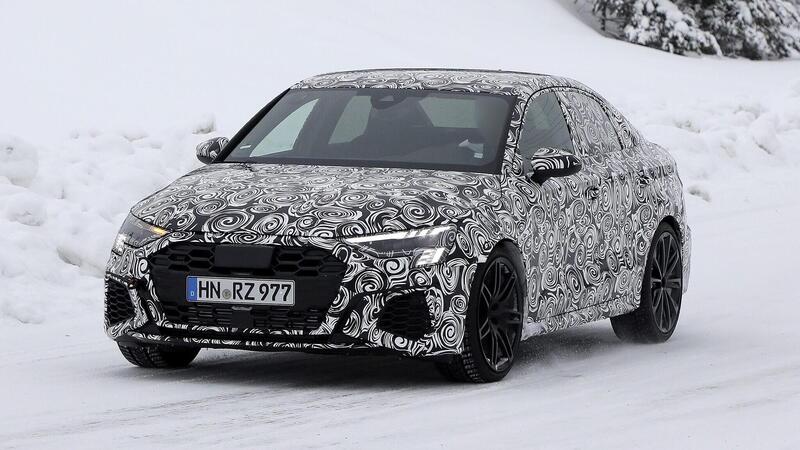 Nuova Audi RS3: avvistata la sedan [Foto spia]