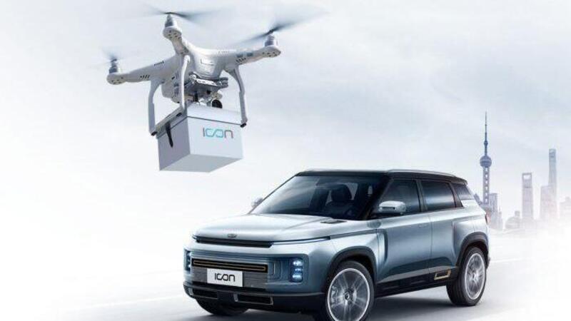 Geely: le chiavi dell&rsquo;auto nuova arrivano col drone [Video]