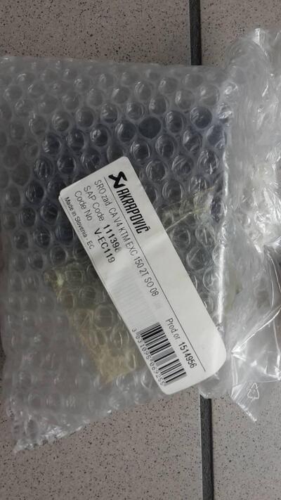 FONDELLO AKRAPOVIC V-EC119 KTM 150 &#039;08