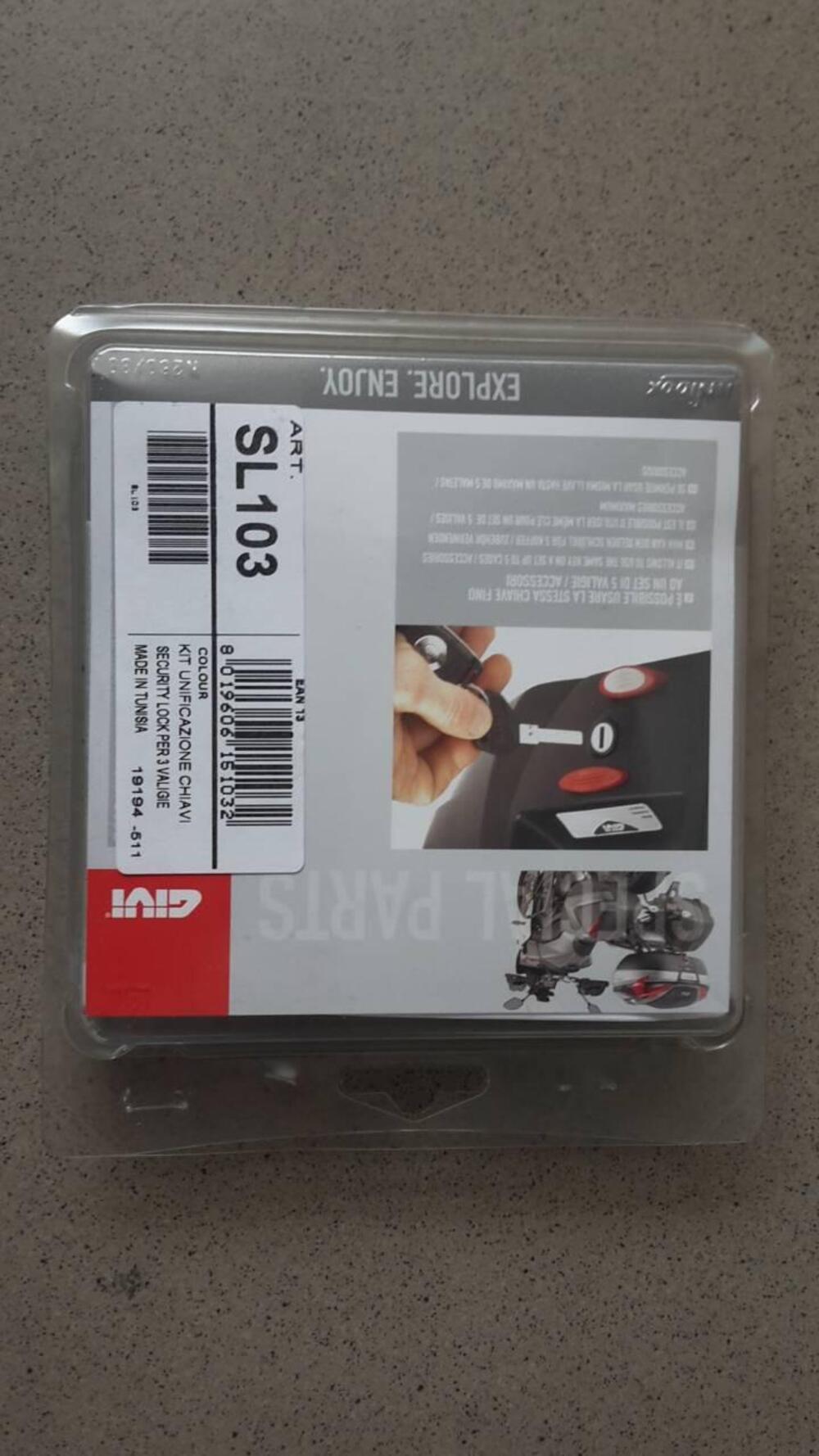 GIVI SL103 KIT UNIFICAZIONE CHIAVISECURITY LOCK