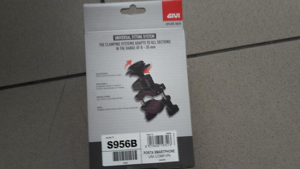 GIVI S956B PORTA SMARTPHONE UNI.COMP.IP6