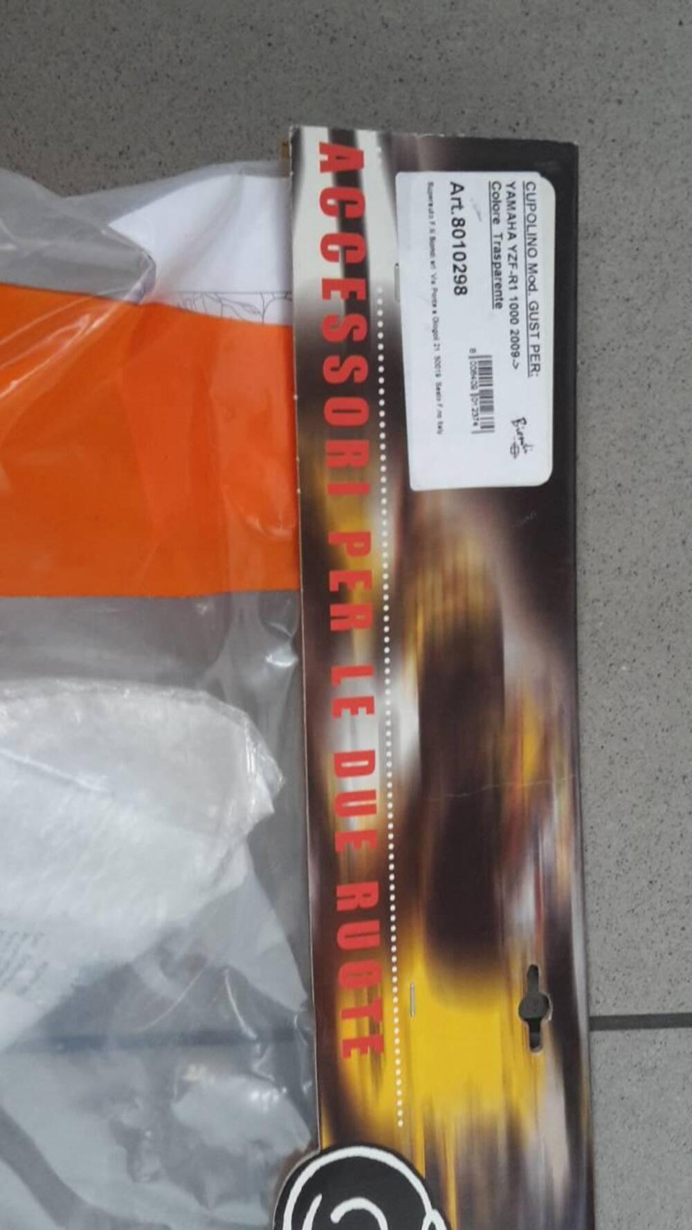 Cupolino/vetro trasp. per yamaha R1 '09 Biondi (2)