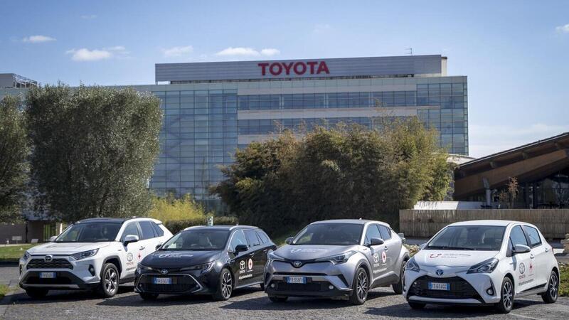 Toyota Italia: a disposizione una flotta per la Croce Rossa Italiana