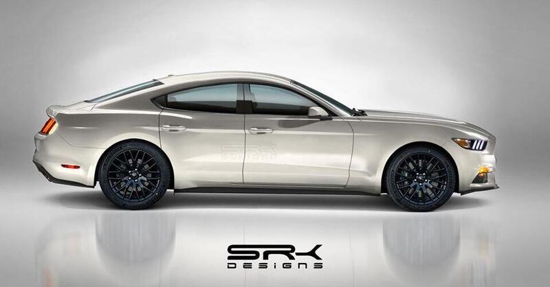 Ford Mustang 5 porte: da Muscle Car a Gran Coup&eacute; [Rendering]