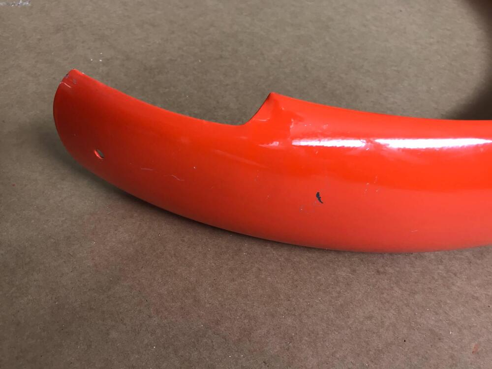 Parafango post arancio L Ducati 250 Scrambler VV (6)
