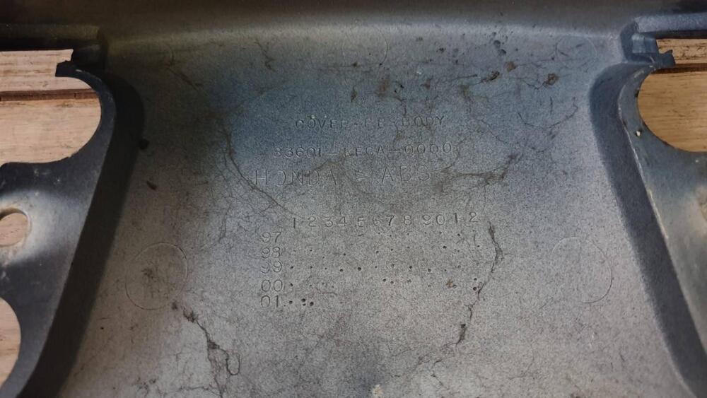 Codone post blu Honda Foresight 250 S.L (4)