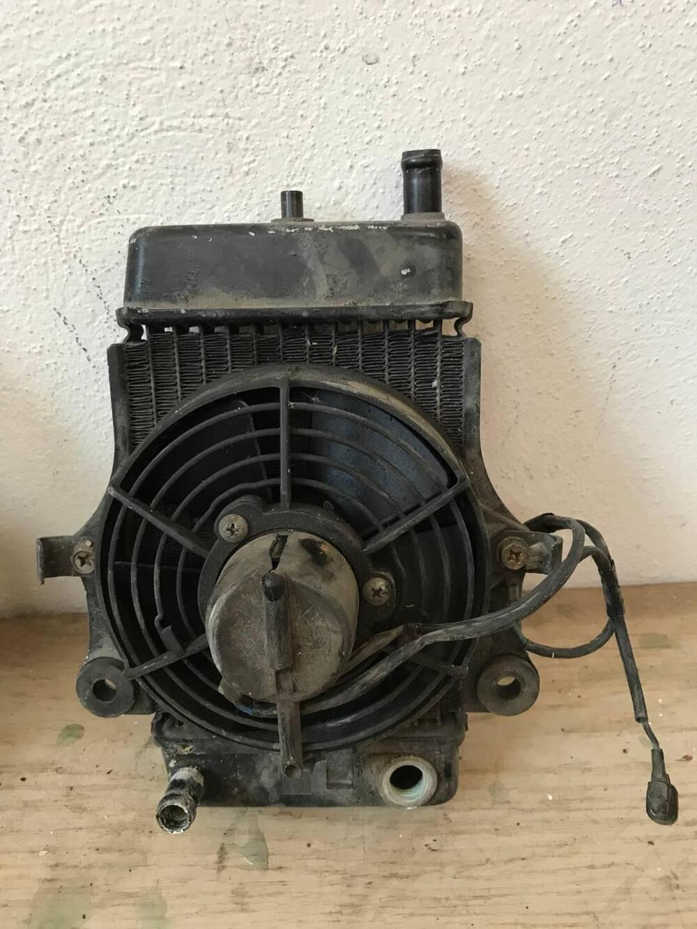 Radiatore nero Honda Dylan con ventola S.L (2)