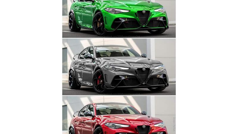 Tricolore di Giulia Quadrifoglio GTAm, quale vi piace di pi&ugrave;?