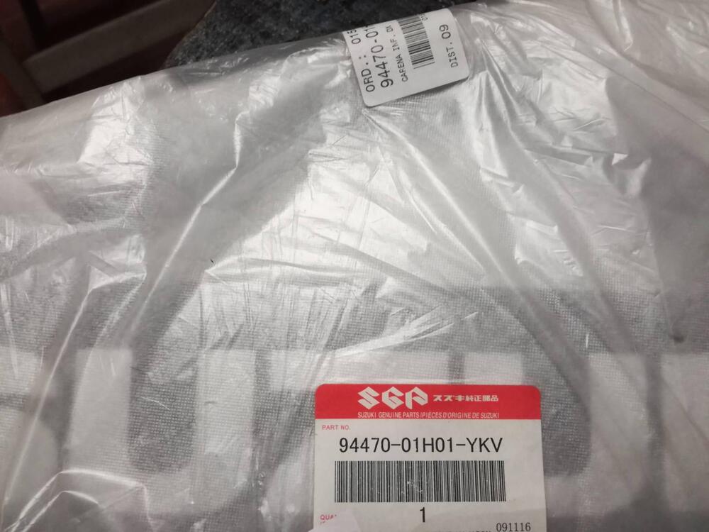 carenatura inferiore suzuki gsxr600 k6 nero