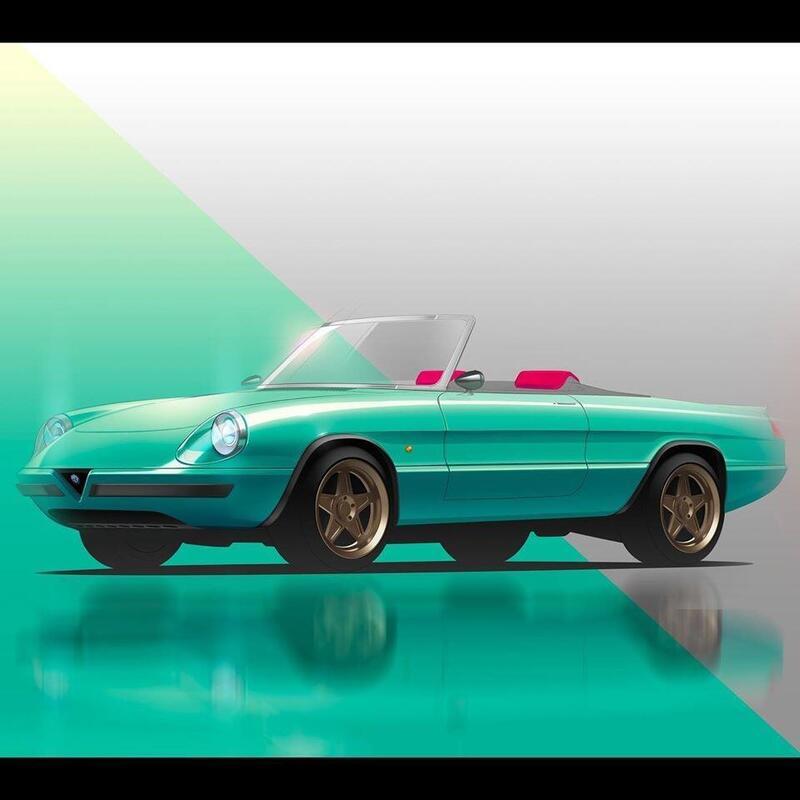 Alfa Romeo Duetto Spider, Garage Italia la render&agrave; elettrica?