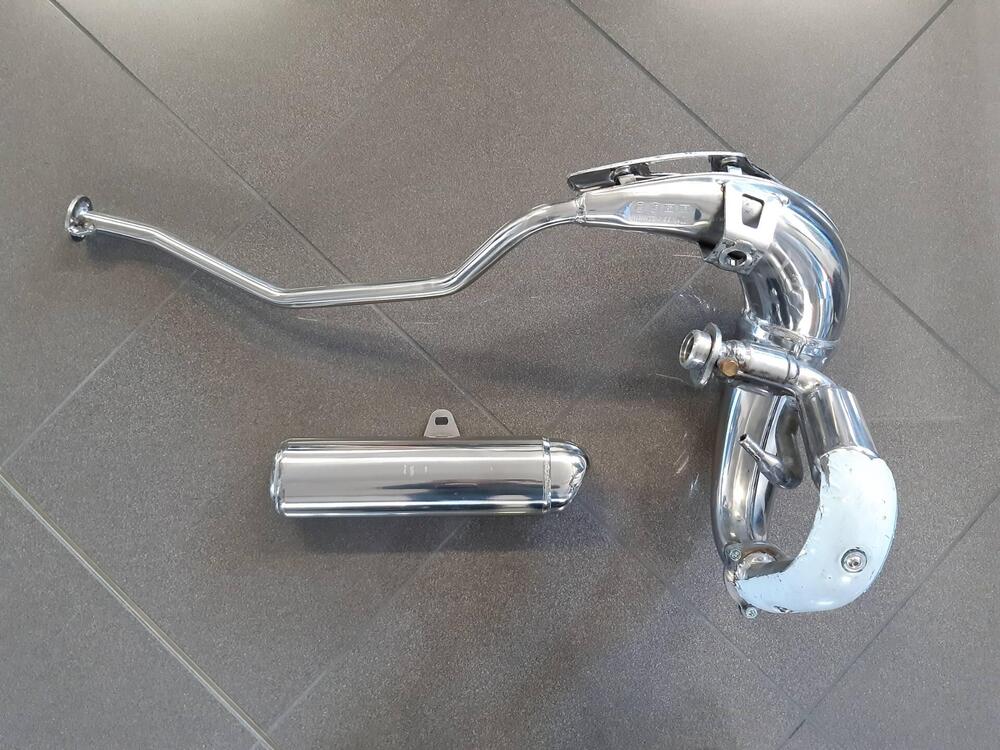 KIT SCARICO ACCIAIO LUCIDATO GILERA DERBI APRILIA