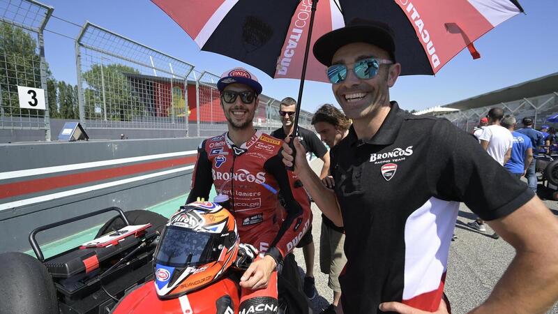 Lorenzo Zanetti, pilota nel CIV Superbike ma anche collaudatore della Ducati V4