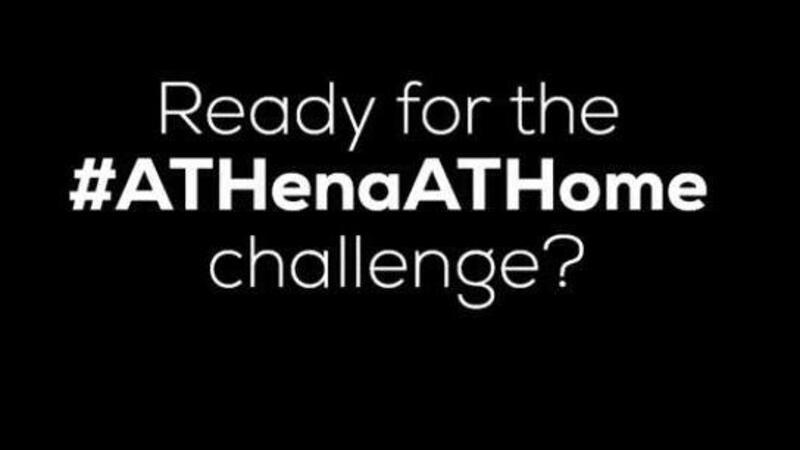Athena lancia la challenge #ATHenaATHome