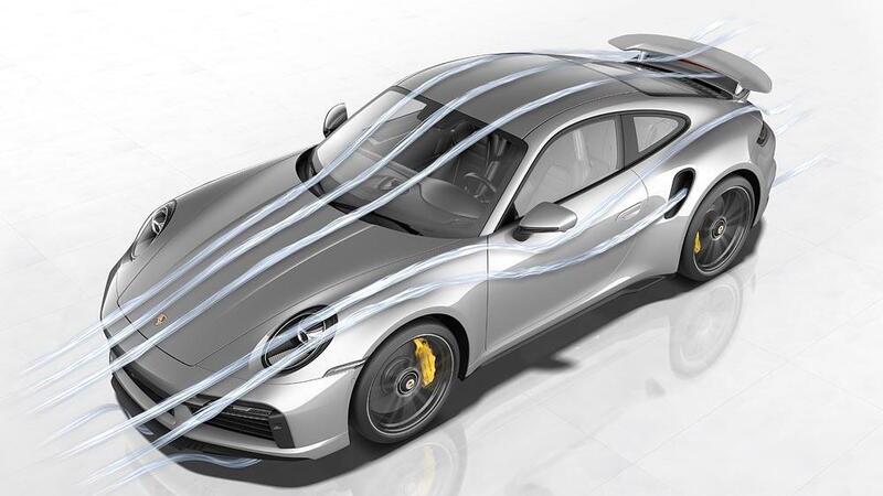 PAA: le nuove &ldquo;ali&rdquo; di Porsche sulla 911 Turbo S 2020