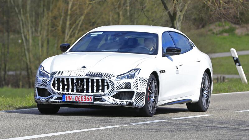 Maserati Quattroporte restyling, le foto spia