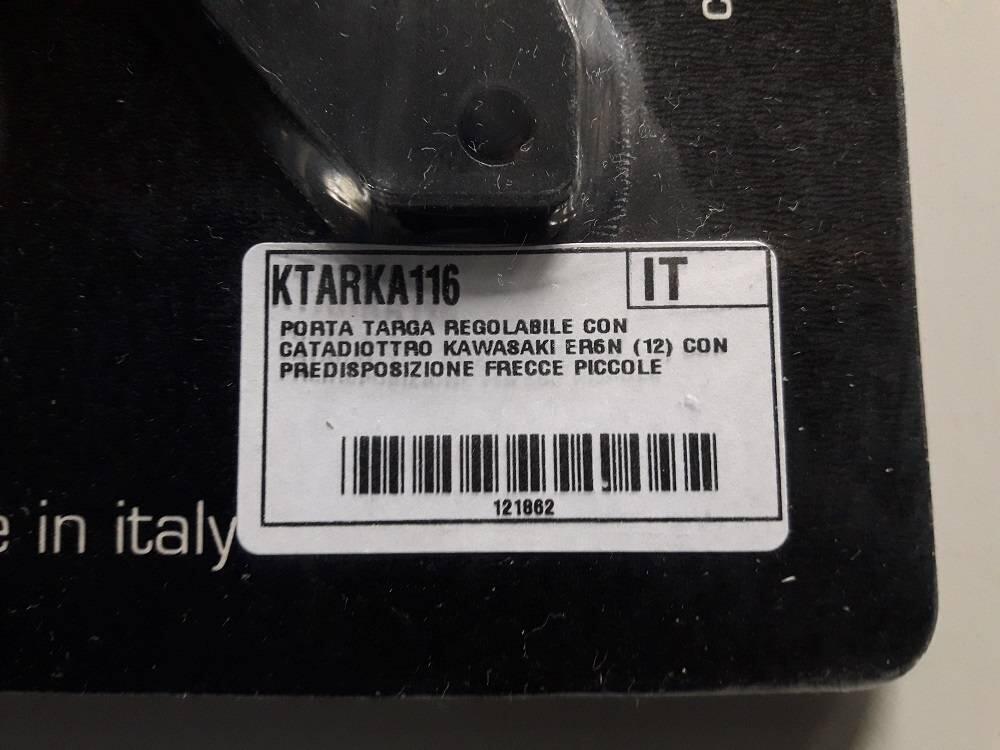Portatarga Lightech Kawasaki ER6N (2)