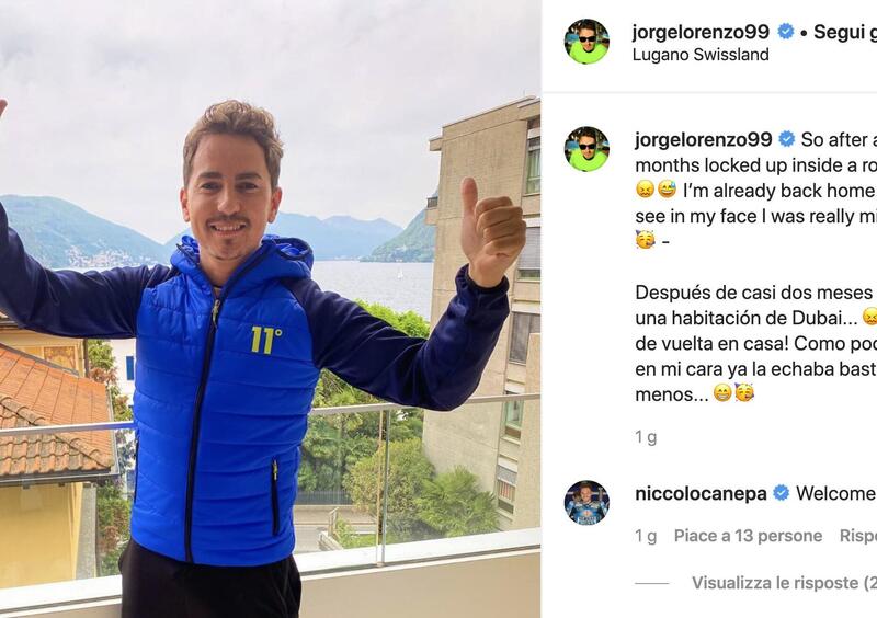 Jorge Lorenzo &egrave; tornato (a casa...)