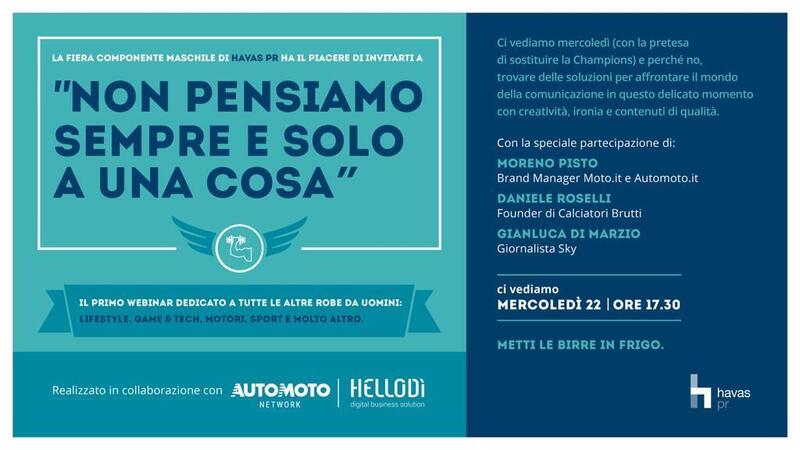 &quot;Non pensiamo sempre e solo ad una cosa&quot;: con noi di AutoMoto Network per capire il mondo della comunicazione da un punto di vista maschile