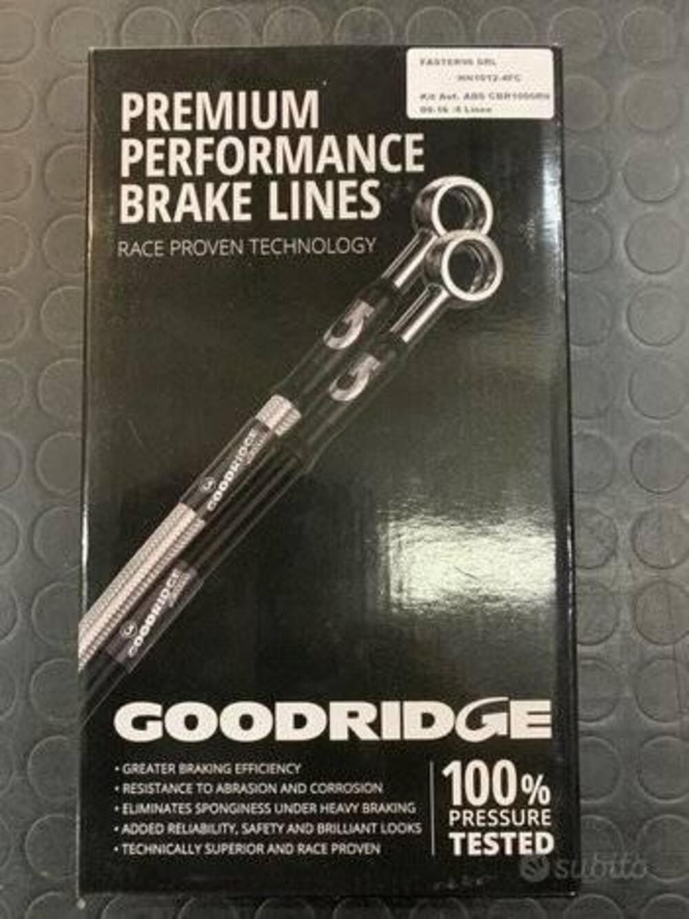 Goodridge kit tubi freno in treccia cbr1000 rr (4)