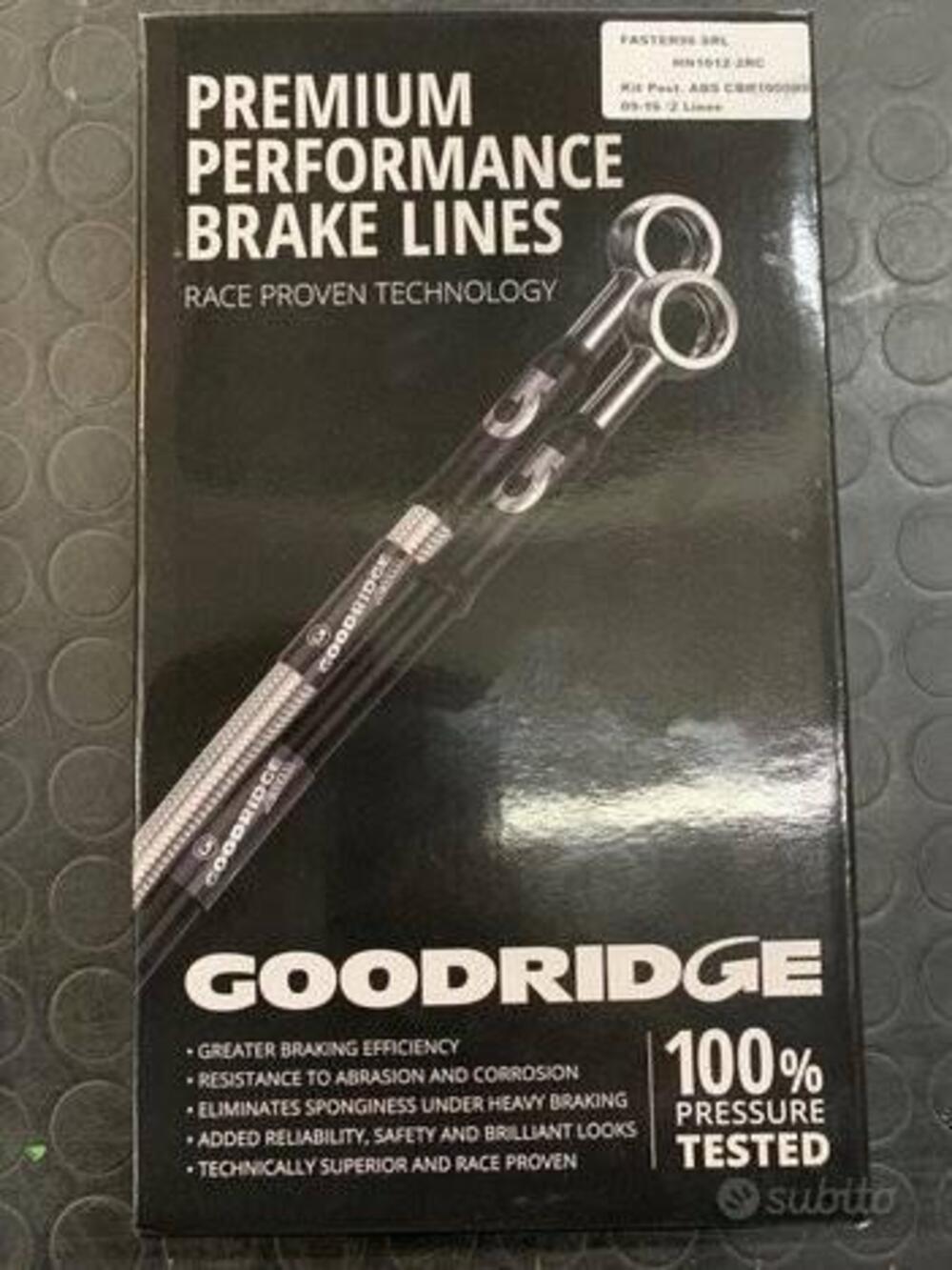 Goodridge kit tubi freno in treccia cbr1000 rr (5)