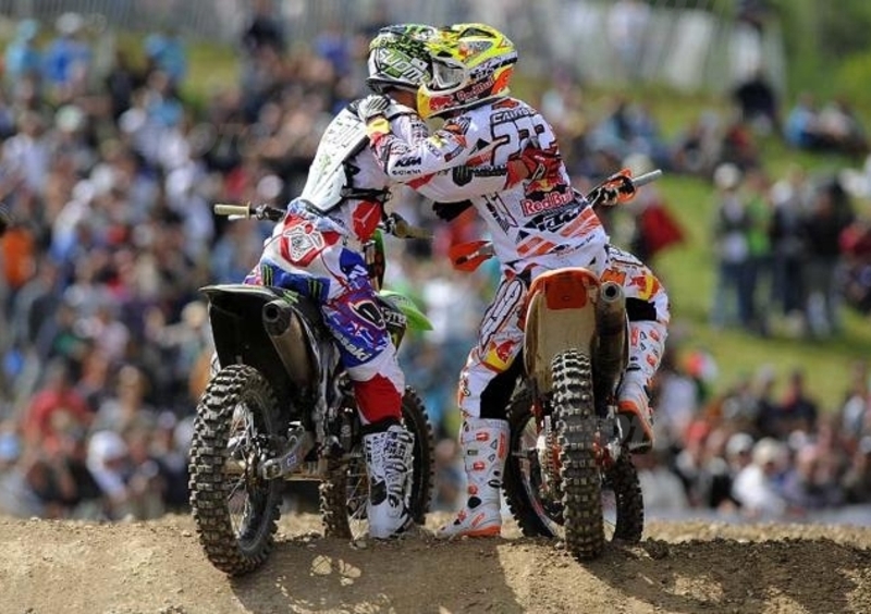 Motocross. Le foto pi&ugrave; spettacolari del GP di Francia