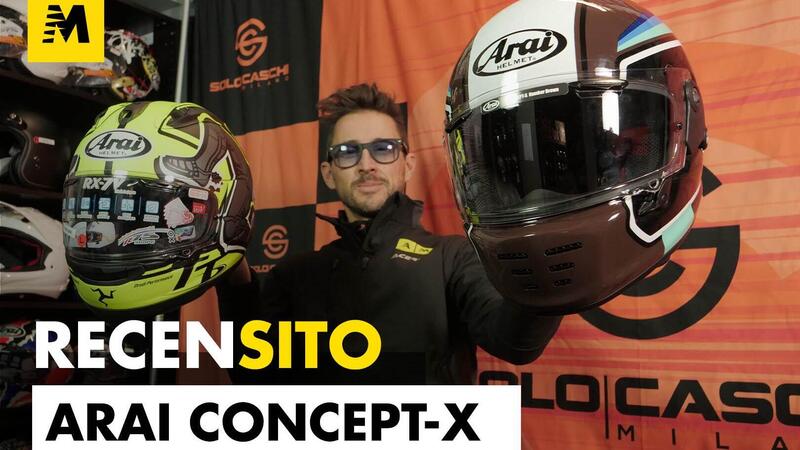 Arai Concept-X. Visto da vicino in anteprima da Solocaschi - Milano