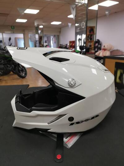 Casco Agv ax-8 solid white