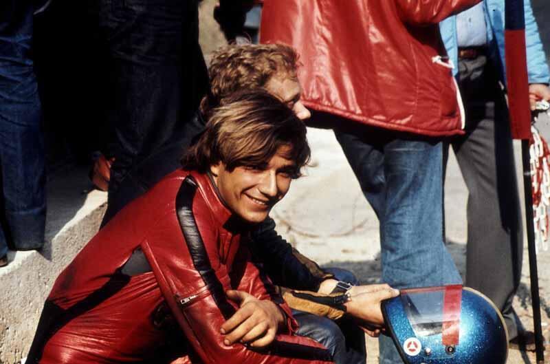 Elio De Angelis nel 1976. Foto: Lynn Thompson