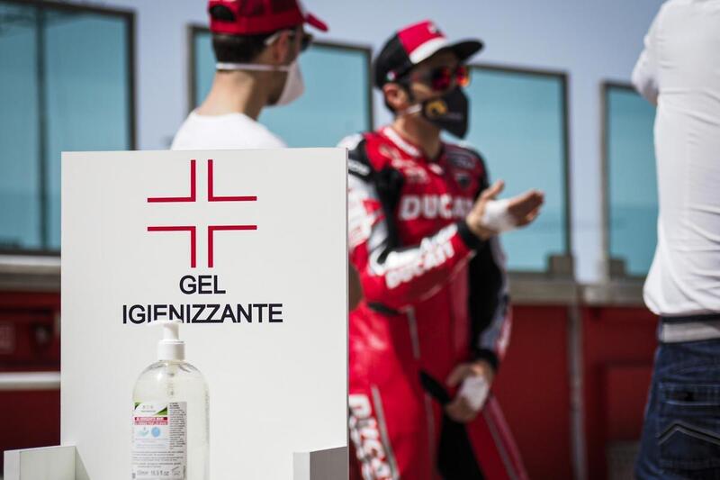 Fase 2. A Misano piloti in pista. Prove... di normalit&agrave;