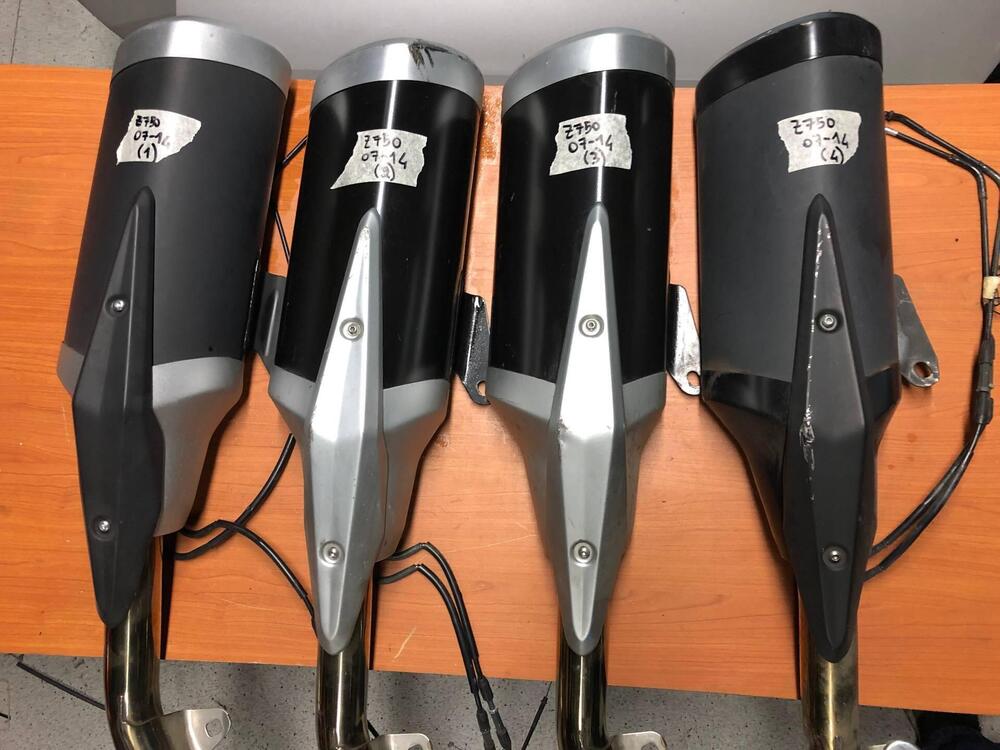 Terminale di scarico Kawasaki Z 750 2007 - 2014