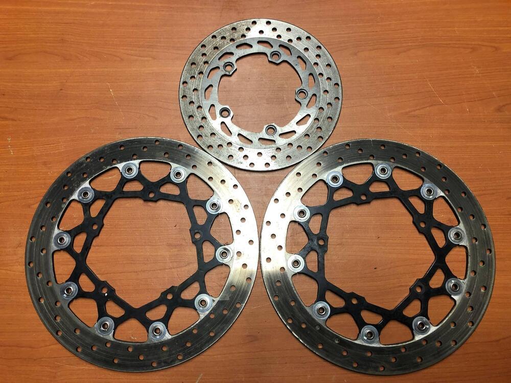 NR.3 dischi fren anteriori + posteriore Yamaha FZ1