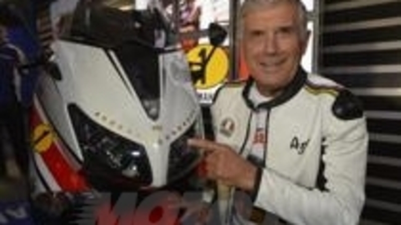 Agostini Festeggia 70 anni nel paddock di Silverstone