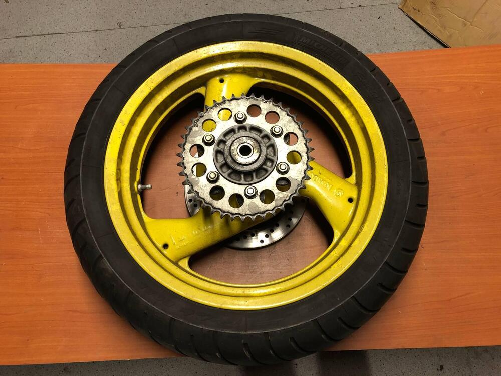 Cerchio posteriore+ gomma+disco Ducati Monster 600