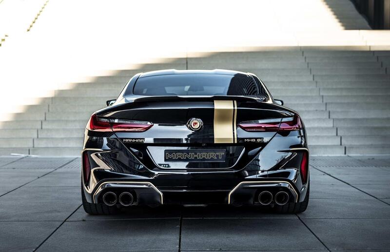 Il posteriore della BMW M8 by Manhart