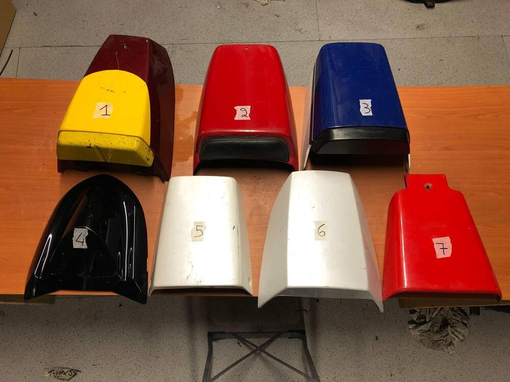 Varie unghie cover monoposto diversi modelli epoca