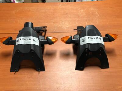 Portatarga con frecce Kawasaki Z 750 S 2004 - 2006