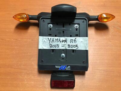 Portatarga con frecce Yamaha R6 2003 - 2005